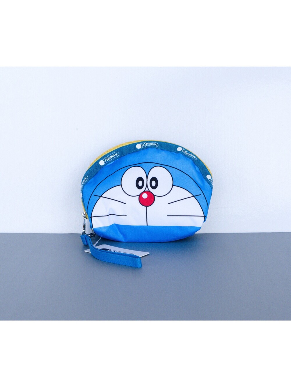 LeSportsac x Doraemon Blue Cosmetic Wristlet Pouch NWT